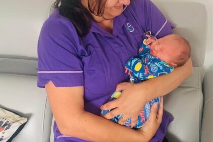 Private Midwife Madelaine & Baby after another successful homebirth by Private Midwives