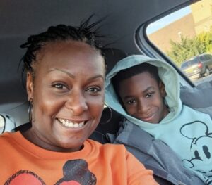 Private Midwife Nasheana Owusu and son